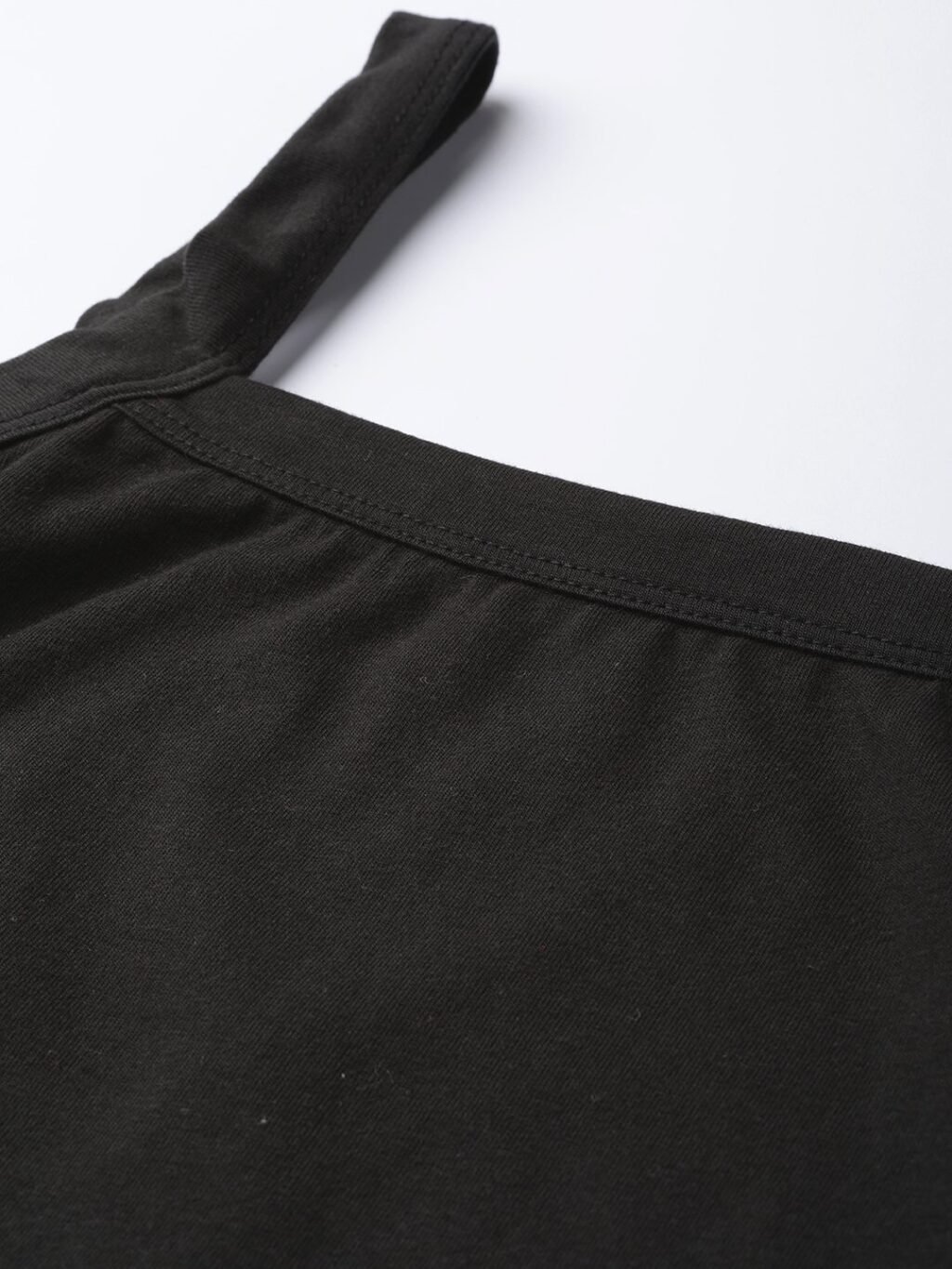 Women's Black Solid Color Camisole Top