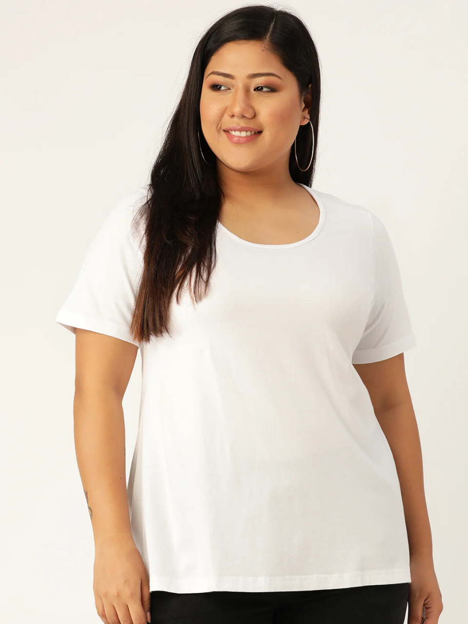 Round Neck Half Sleeve T-Shirt For Women
